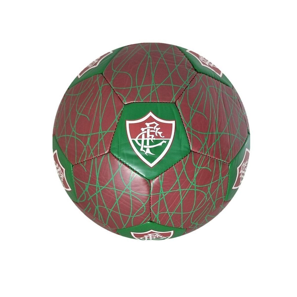 BOLA CAMPO OFICIAL FLUMINENSE FLU-CPO-5 - BORDO/VERDE 5