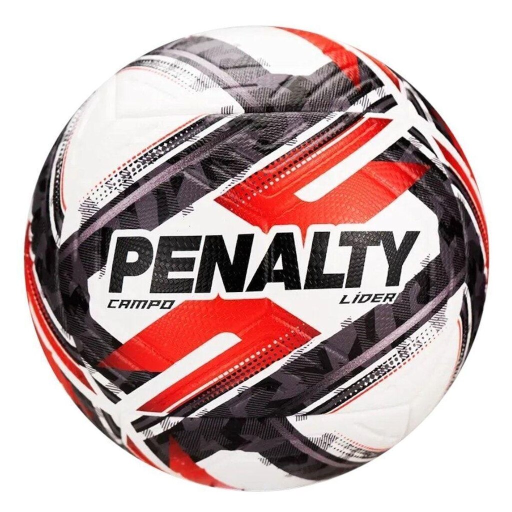Bola Campo Penalty Lider XXVI - Branco e Vermelho 5