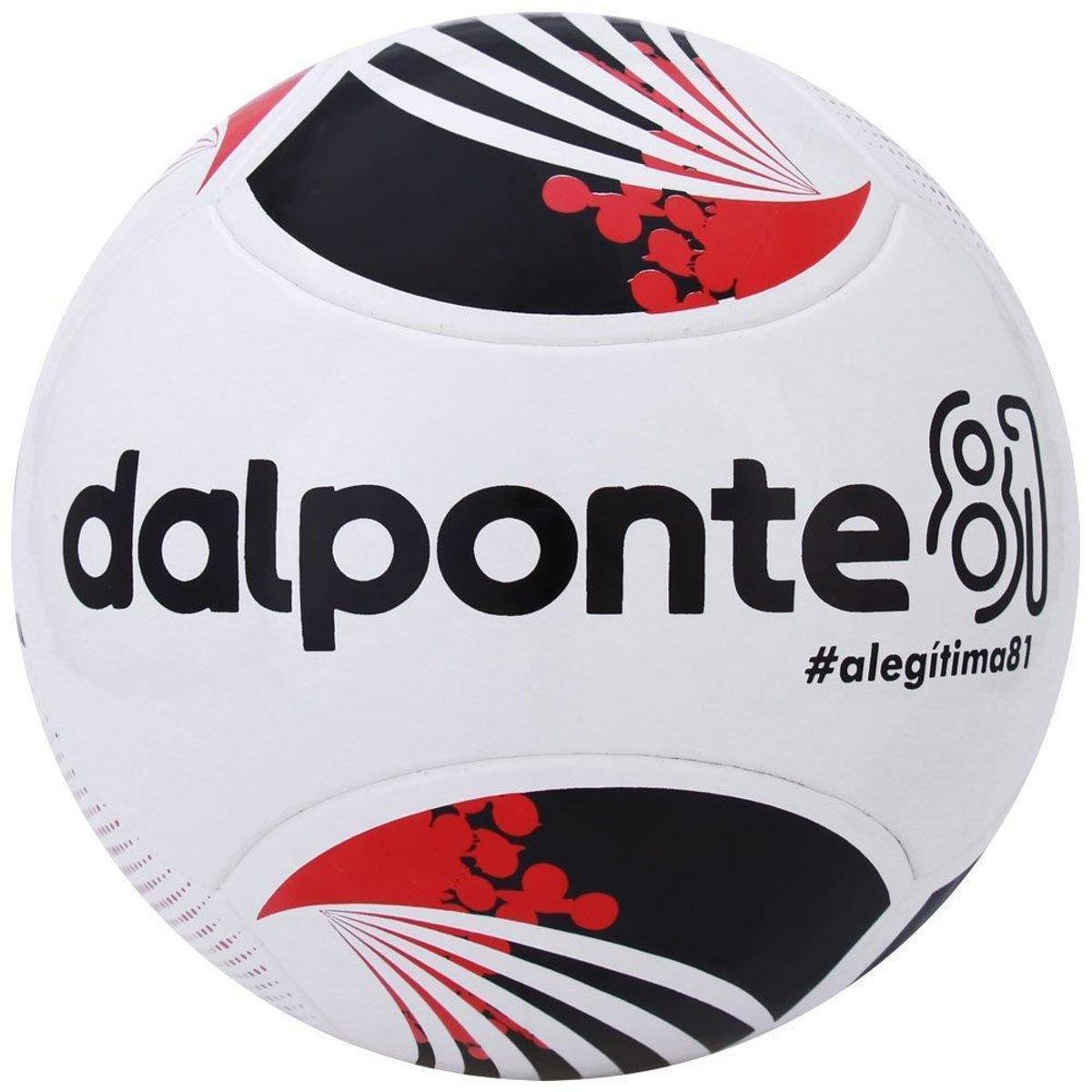 Bola Dalponte Futsal 81 New Termofusion Branco e Vermelho Netshoes