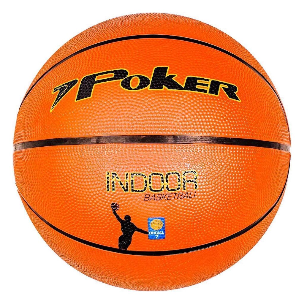 Bola de Basquete Poker Oficial - Laranja