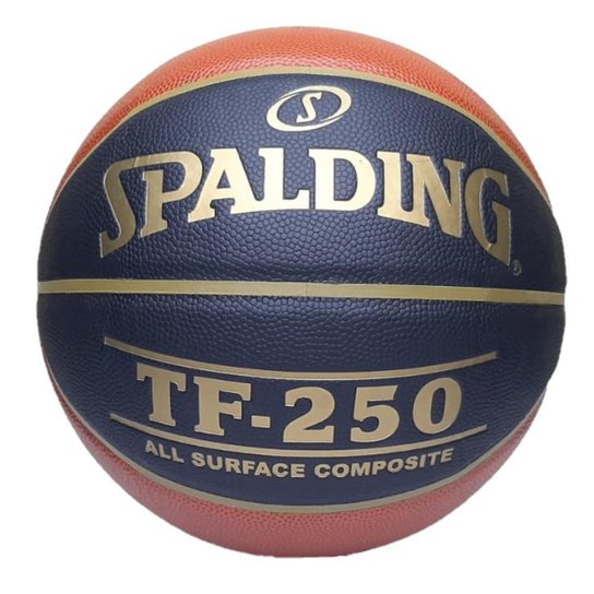 Bola de Basquete Profissional Spalding TF-250 CBB - Microfibra - Laranja+Preto Menor preço em Bola de Basquete Profissional Spalding TF-250 CBB - Microfibra - Laranja+Preto