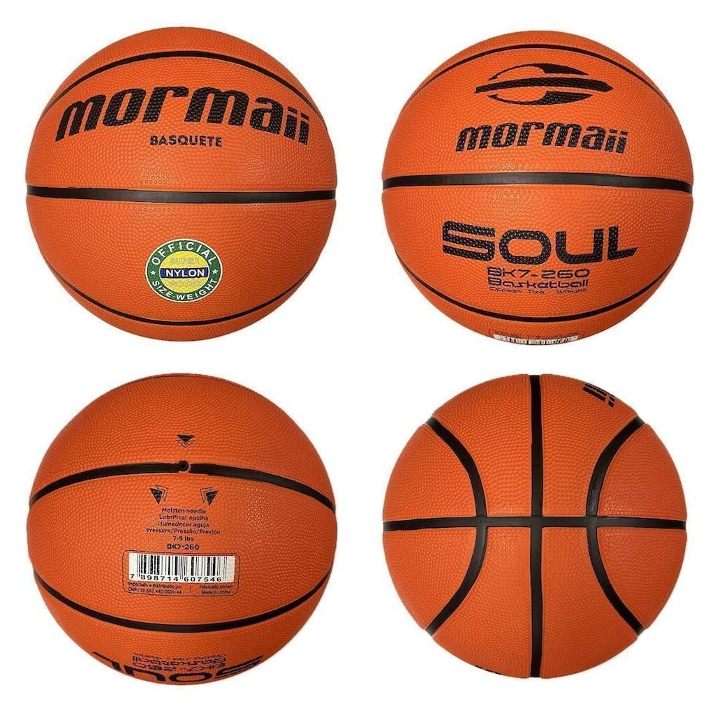 Bola de Basquete Soul Mormaii Laranja