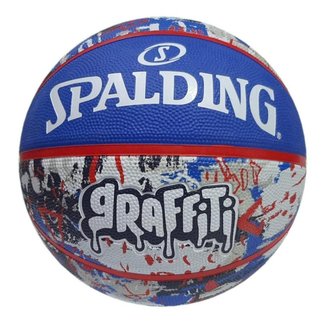 Bola de Basquete Spalding Graffiti Azul/vermelho