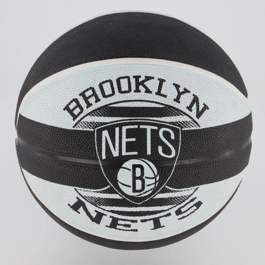 Bola de Basquete Spalding NBA Brooklyn Nets Azul e - Preto Menor preço em Bola de Basquete Spalding NBA Brooklyn Nets Azul e - Preto