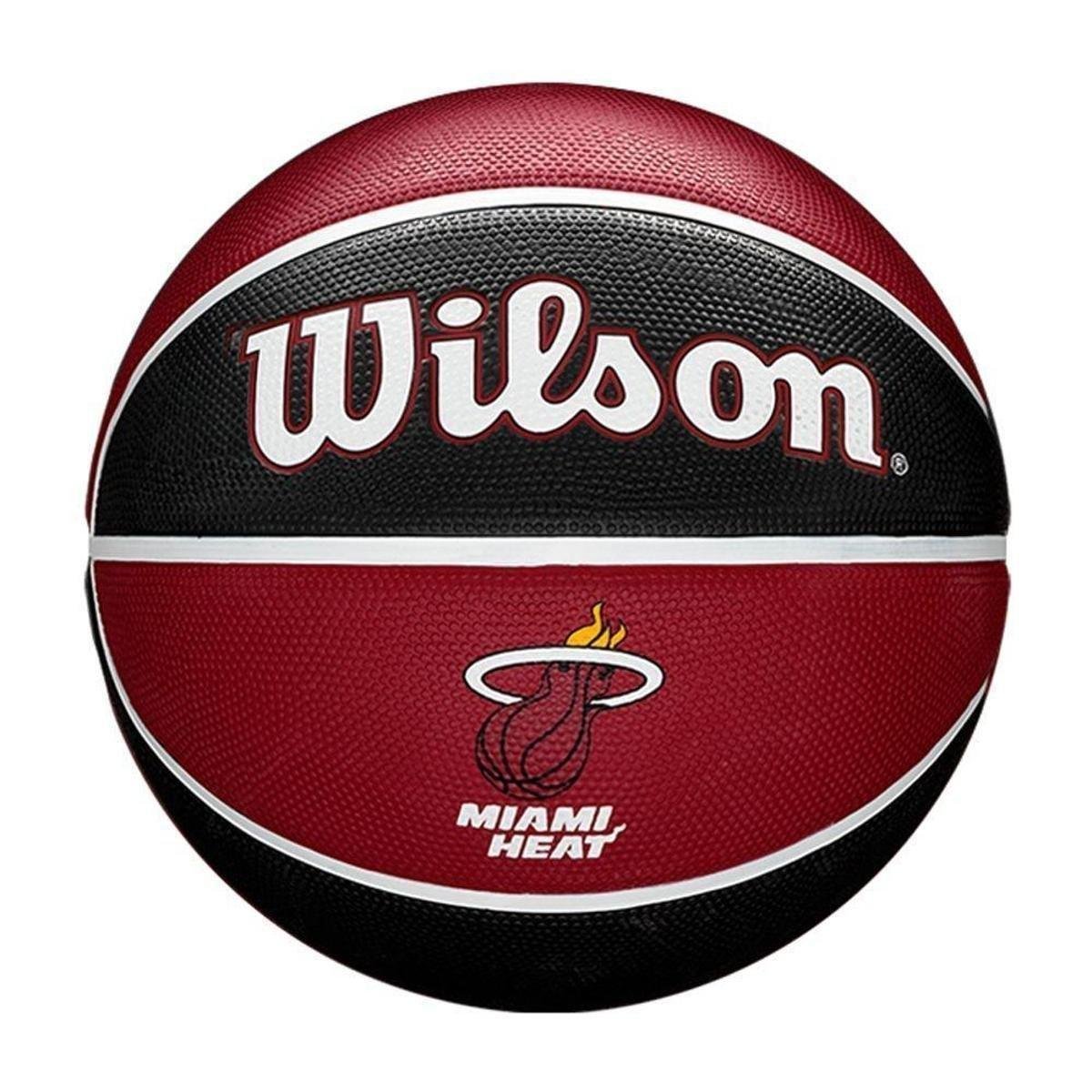 Bola de Basquete Wilson Miami Heat NBA Team Tribute #7 Menor preço em Bola de Basquete Wilson Miami Heat NBA Team Tribute #7