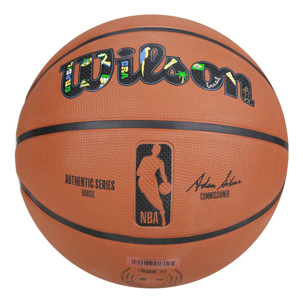 Bola de Basquete Wilson NBA Authentic Brasil Outdoor 7