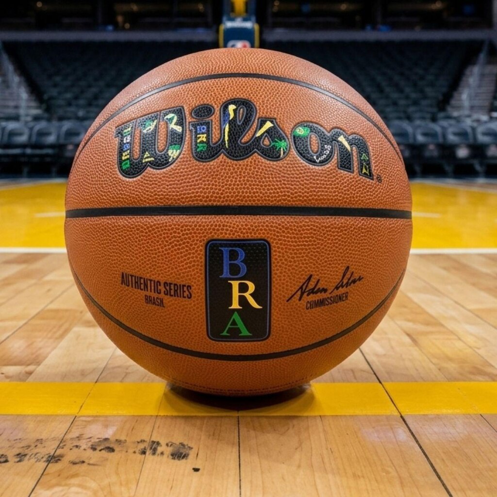 Bola de Basquete Wilson Nba Authentic Brasil Outdoor 7
