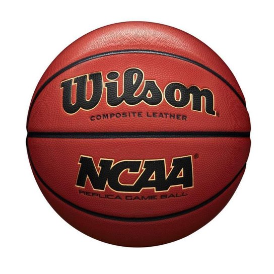 Bola de Basquete Wilson NCAA Comp 7 - Marrom Menor preço em Bola de Basquete Wilson NCAA Comp 7 - Marrom