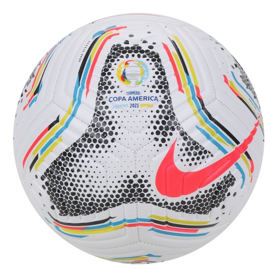 Bola de Futebol Campo Nike Copa América Strike Branco+Preto