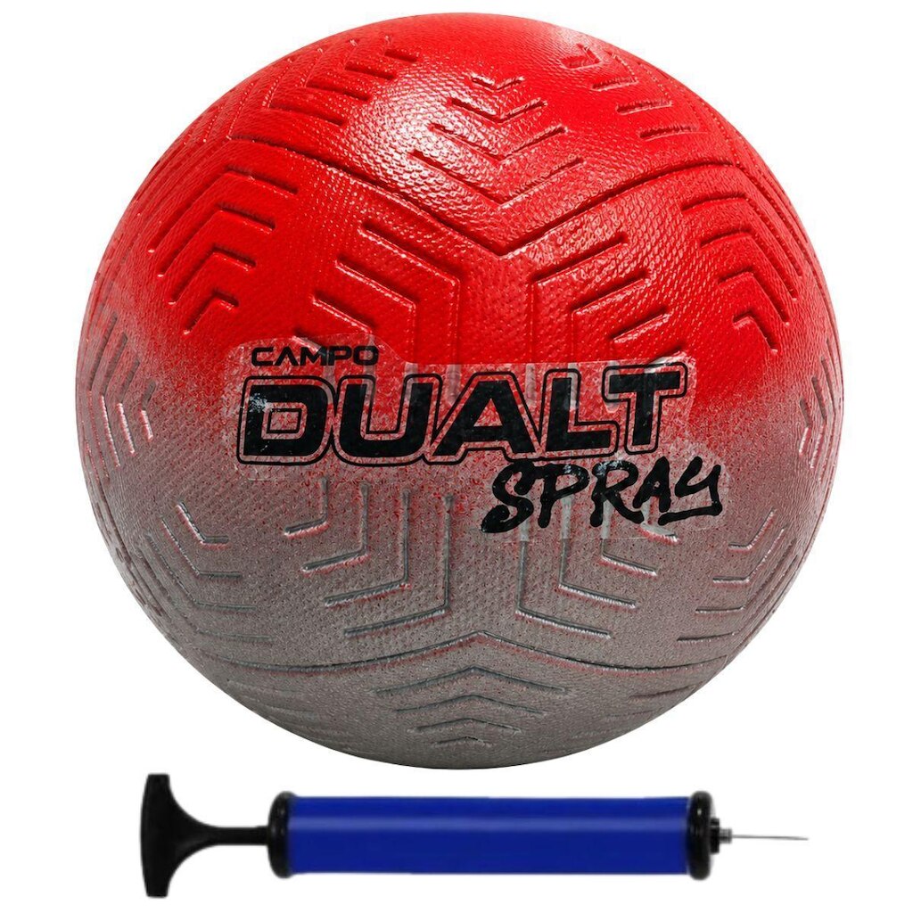 Bola de Futebol Campo Oficial Dualt Spray Com Bomba de Ar