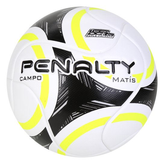 Bola de Futebol Campo Penalty Matis IX - Branco+Amarelo Menor preço em Bola de Futebol Campo Penalty Matis IX - Branco+Amarelo