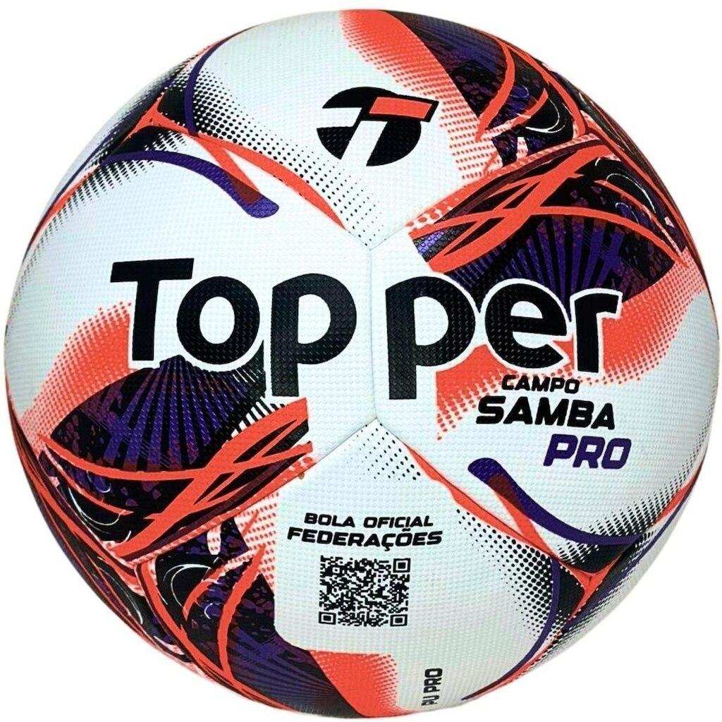 BOLA DE FUTEBOL CAMPO TOPPER SAMBA VELOCITY PRO PROFISSIONAL COMPETIÇÃO E TREINAMENTO