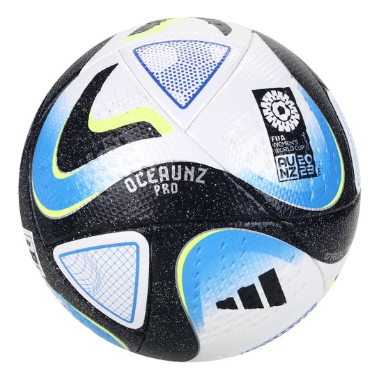Bola de Futebol Copa Do Mundo Feminina Adidas Oceaunz Pro - Branco+Azul Menor preço em Bola de Futebol Copa Do Mundo Feminina Adidas Oceaunz Pro - Branco+Azul