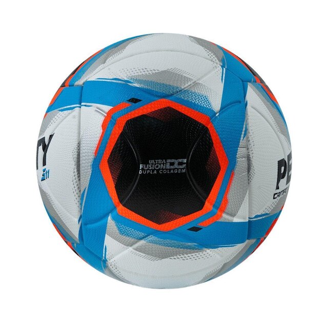 Bola de Futebol de Campo Penalty S11 R2 XXV Branco Preto e Azul