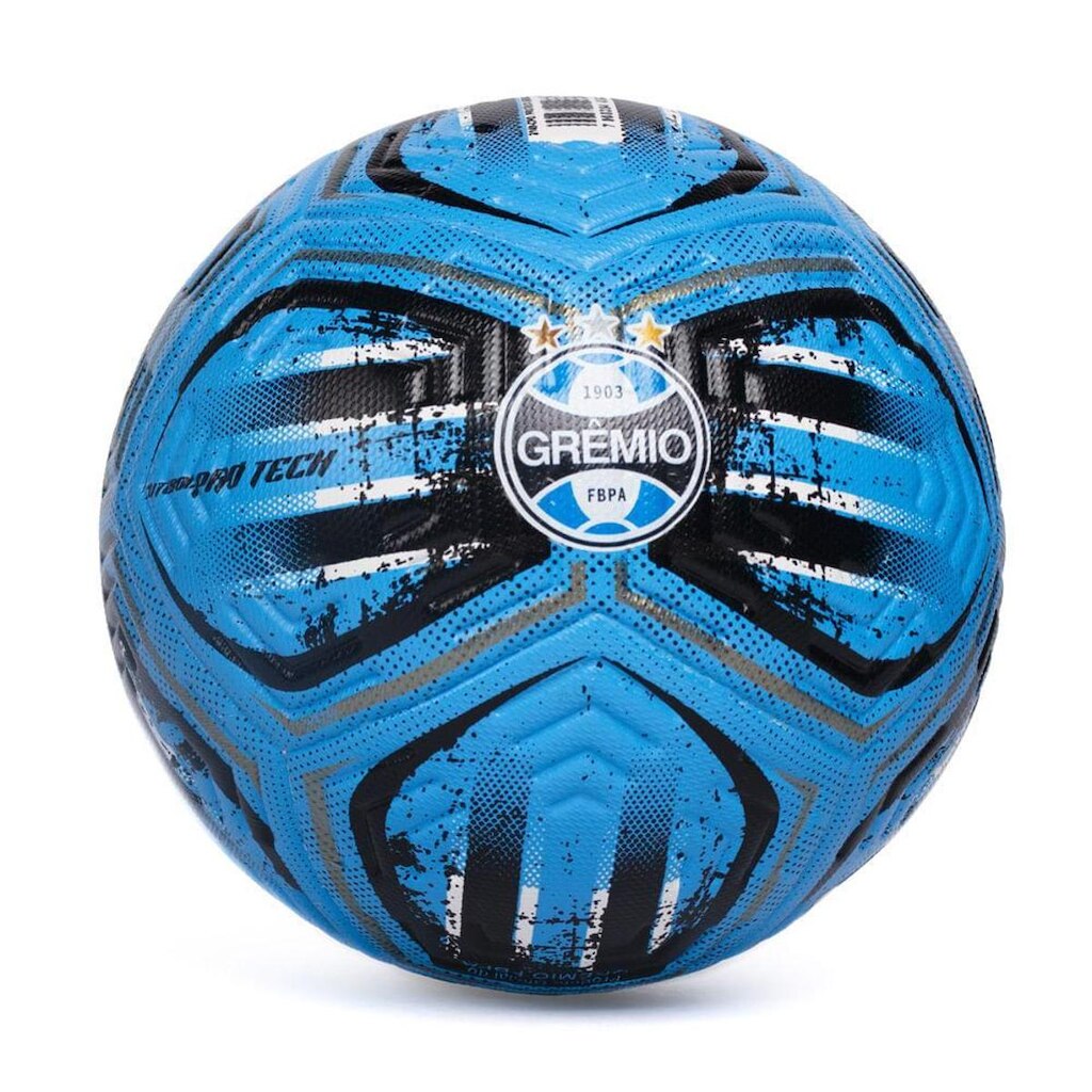 Bola de Futebol Dualt Grêmio Protech FBPA Azul/Preto
