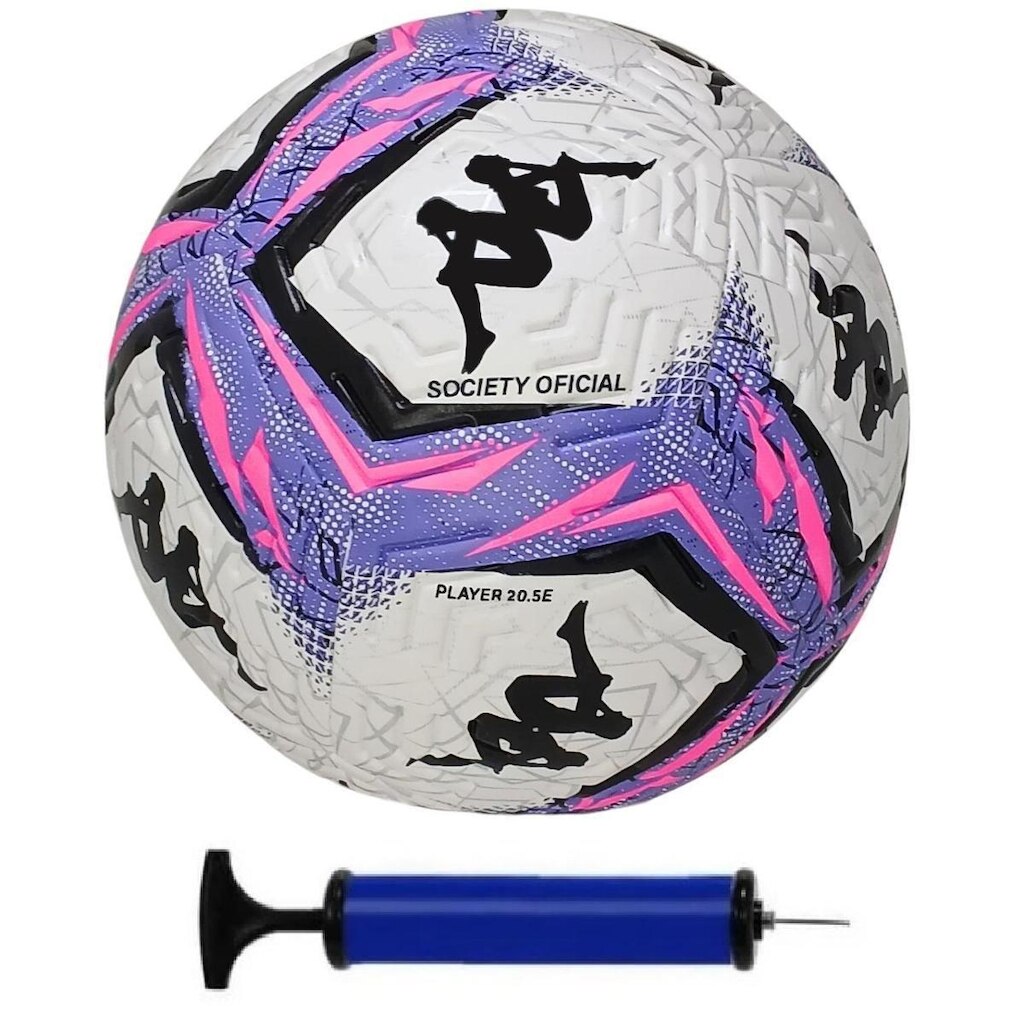 BOLA DE FUTEBOL SOCIETY KAPPA PLAYER COM BOMBA DE AR