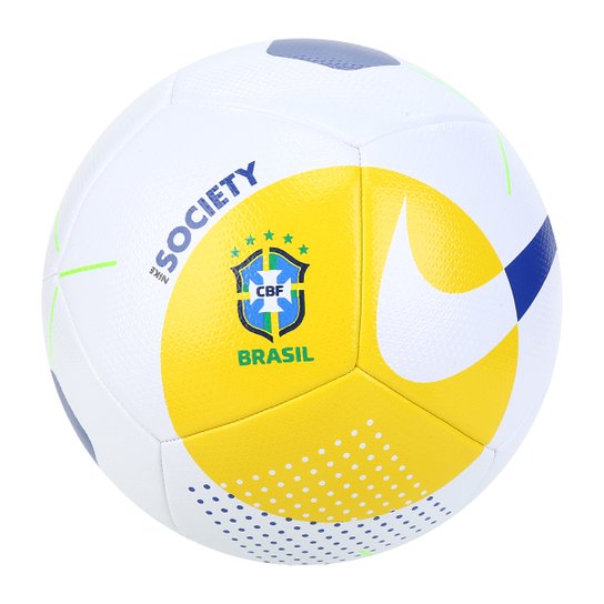 Bola de Futebol Society Nike Brasil CBF - Amarelo+Azul é ruim? Bola de Futebol Society Nike Brasil CBF - Amarelo+Azul é boa?