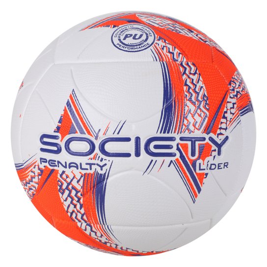 Bola de Futebol Society Penalty Líder XXIII - Branco+Laranja é ruim? Bola de Futebol Society Penalty Líder XXIII - Branco+Laranja é boa?