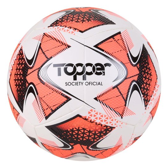 Bola de Futebol Society Topper 22 - Branco+Preto é ruim? Bola de Futebol Society Topper 22 - Branco+Preto é boa?