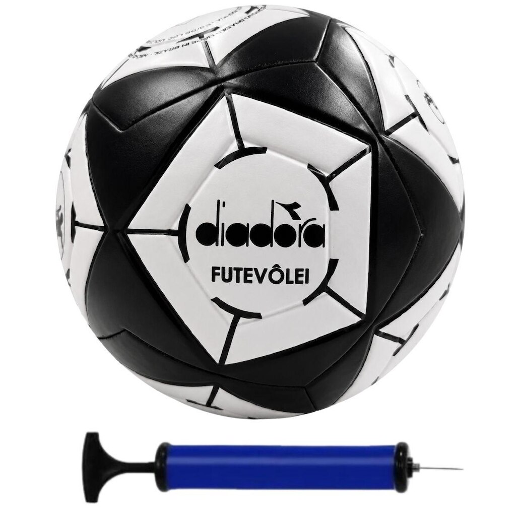 Bola de Futevôlei Diadora Elite-R Alta Performance em PU + Bomba de Ar