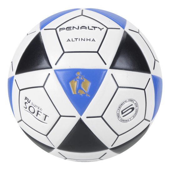 Bola de Futevôlei Penalty Altinha XXI - Branco+Azul Menor preço em Bola de Futevôlei Penalty Altinha XXI - Branco+Azul