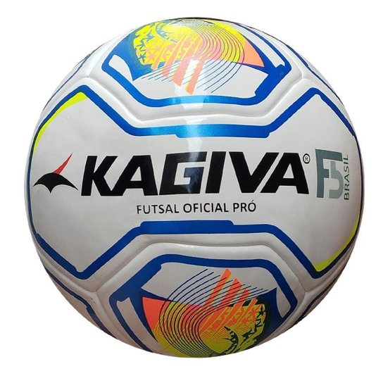 Bola de Futsal Kagiva F5 Brasil Pro Fusion - Amarelo Menor preço em Bola de Futsal Kagiva F5 Brasil Pro Fusion - Amarelo
