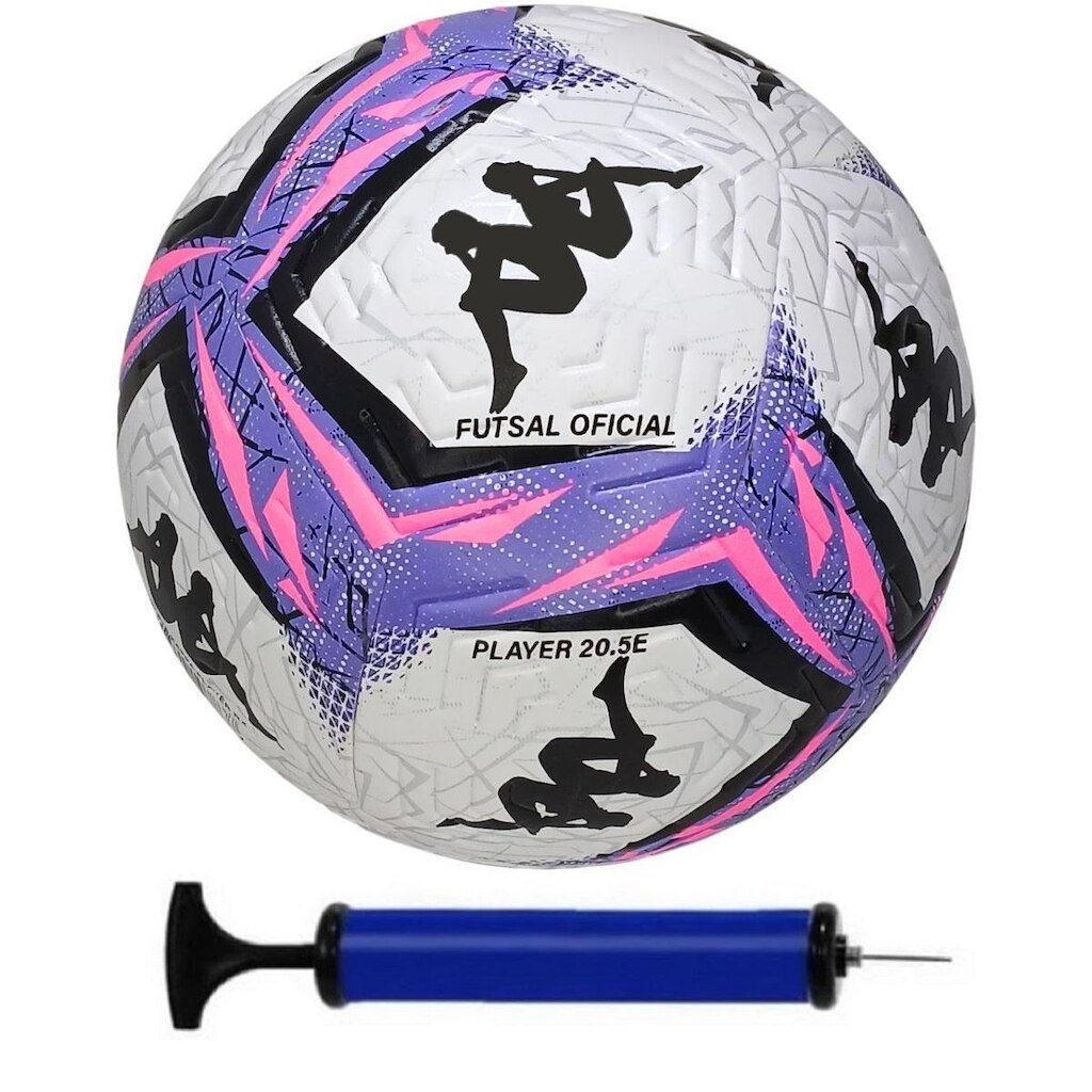 BOLA DE FUTSAL KAPPA PLAYER COM BOMBA DE AR