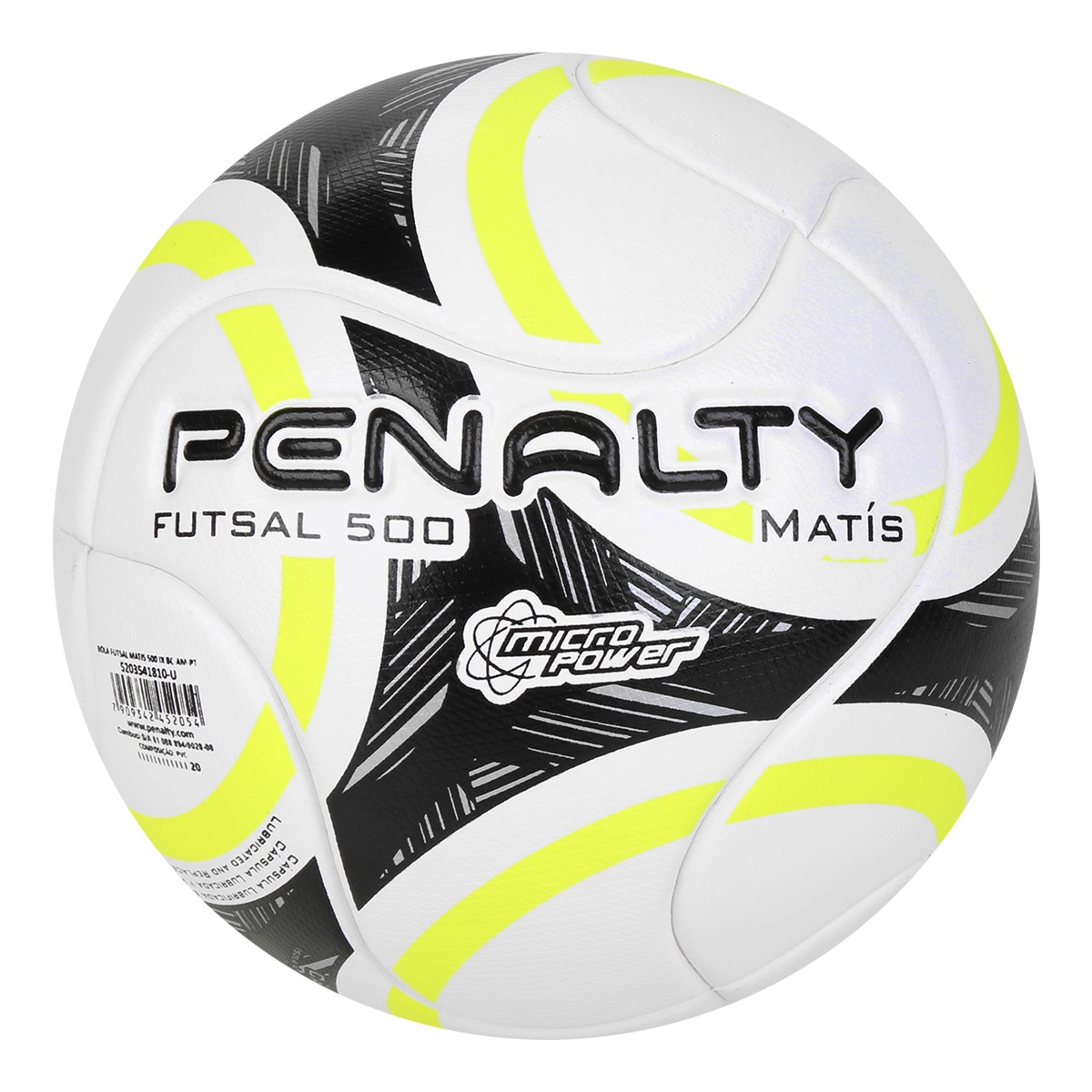 Bola de Futsal Penalty 500 Matis IX - Amarelo | Netshoes
