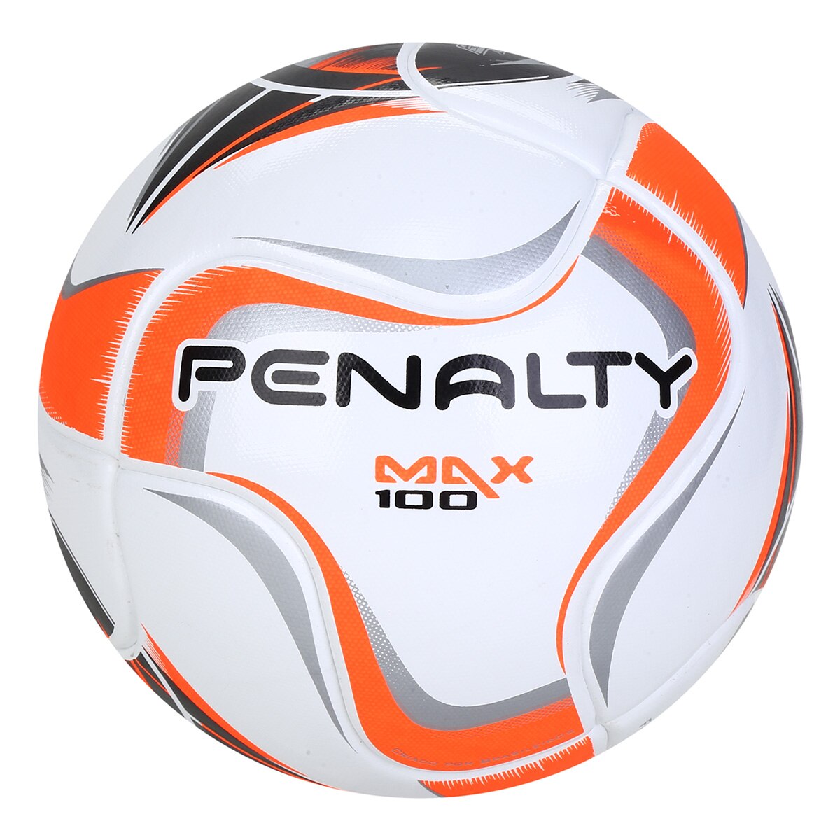Bola de Futsal Penalty Max 100 Term X CBFS - Branco e Preto | Netshoes