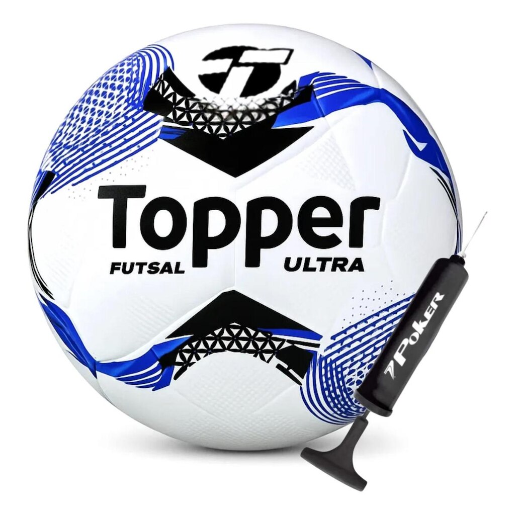 Bola de Futsal Salão Topper Ultra e Bomba