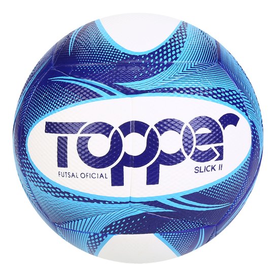 Bola de Futsal Slick II 19 Topper Exclusiva - Azul+Branco Menor preço em Bola de Futsal Slick II 19 Topper Exclusiva - Azul+Branco