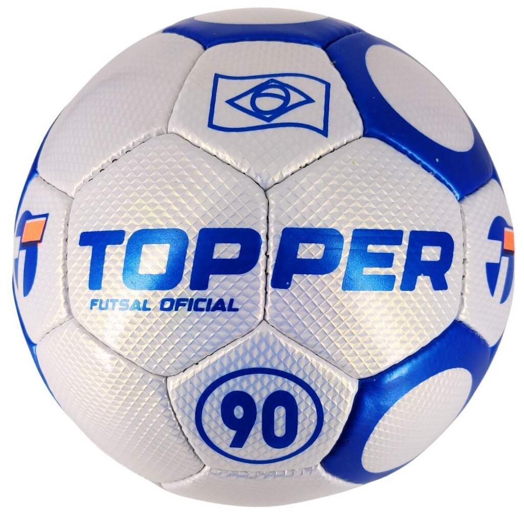 Bola De Futsal Topper 90 Oficial Costurada à Mão
