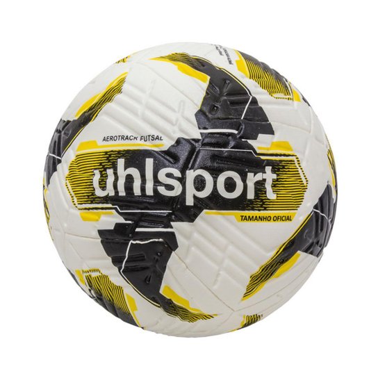 Bola de Futsal Uhlsport Aerotrack - Branco+Amarelo Menor preço em Bola de Futsal Uhlsport Aerotrack - Branco+Amarelo
