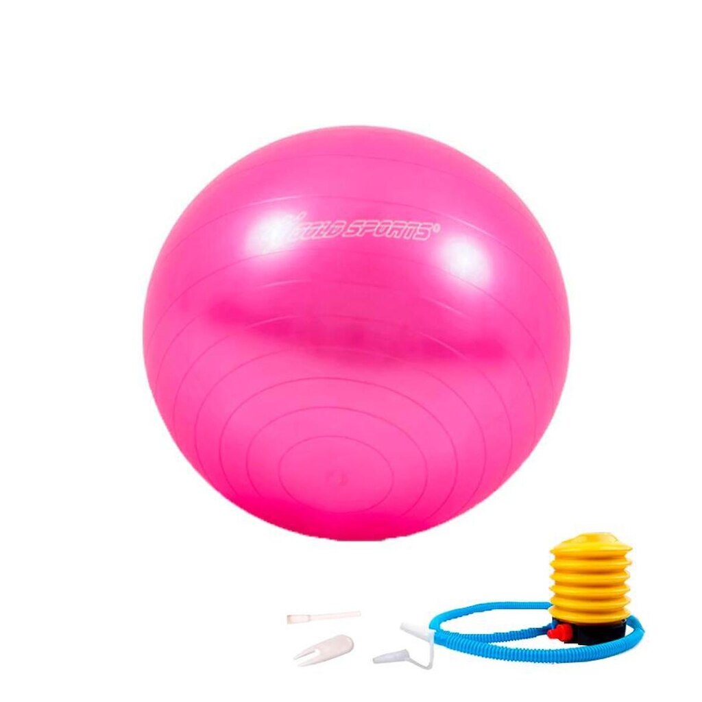 Bola de Ginástica Gold Sports Pro 85cm Com Bomba de Encher Anti Explosão