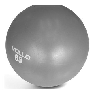 Bola De Ginástica Gym Ball Cinza  65cm - Academia - Vollo