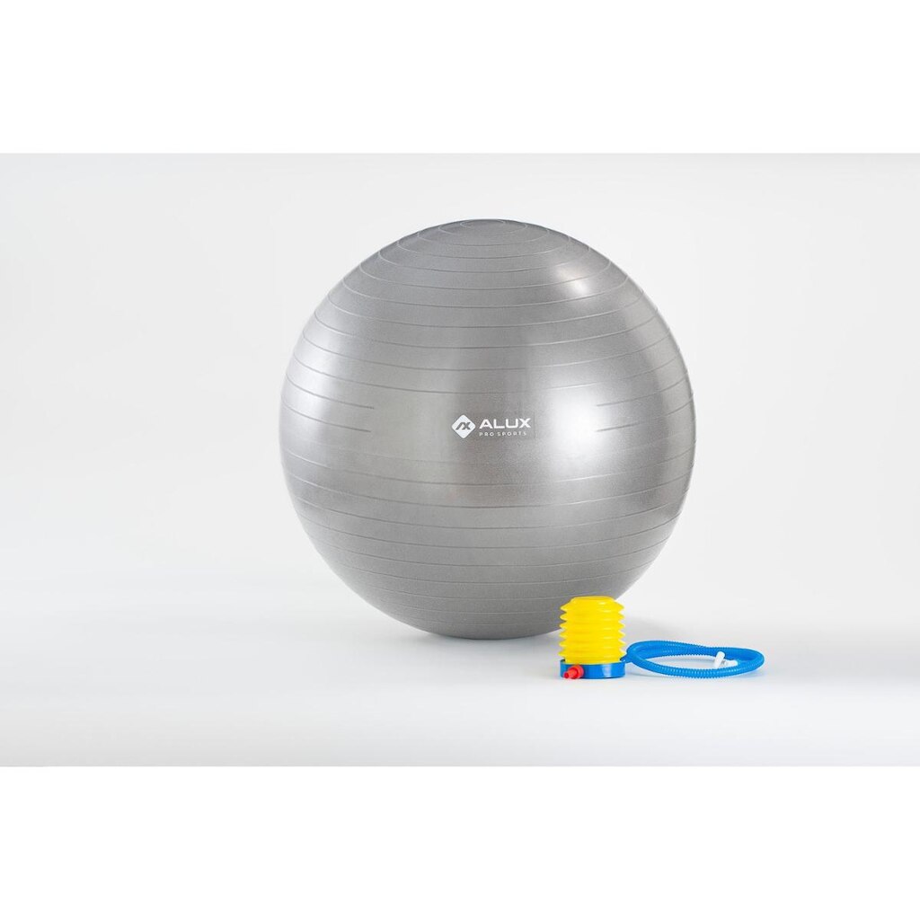 Bola de ginástica Premium 65cm com bomba de pé Alux Gym Ball