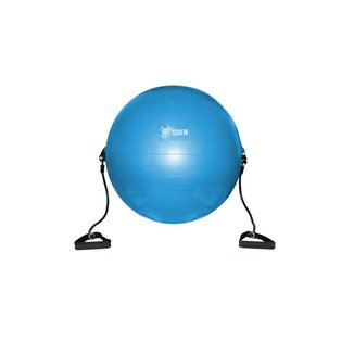 Bola de Ginástica Suíça 65cm com Alças Puxador - Odin Fit