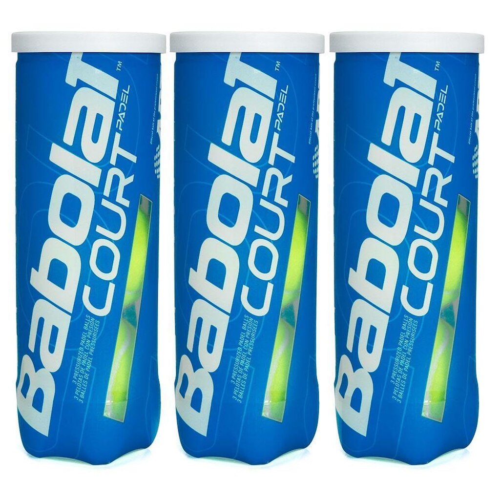 Bola de Padel Babolat Court Padel Pack com 03 Tubos