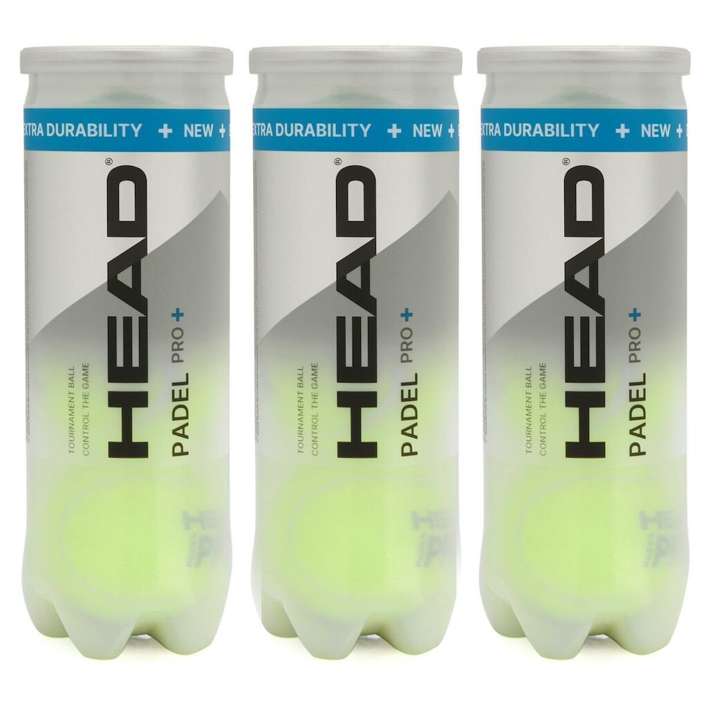 Bola De Padel Head Pro + Pack Com 03 Tubos