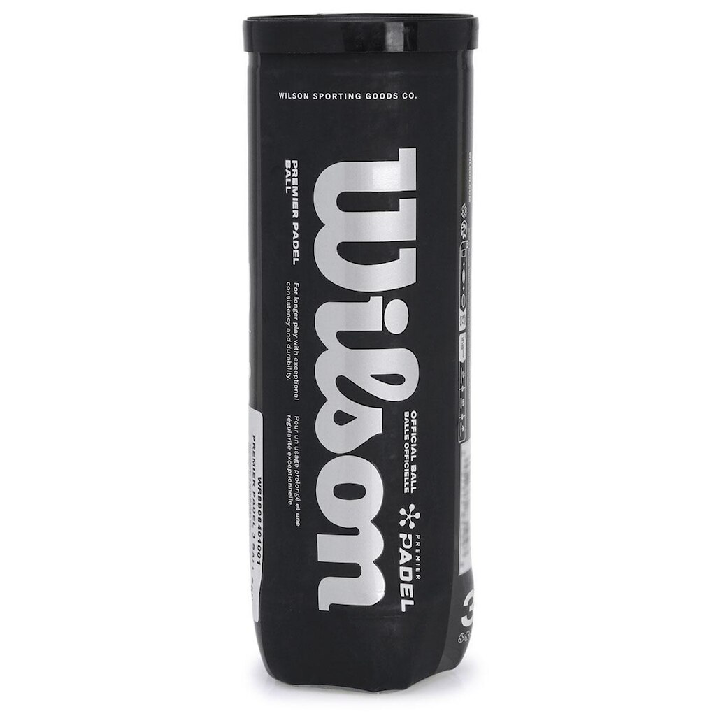 Bola de Padel Wilson Premier Tubo Com 03 Bolas