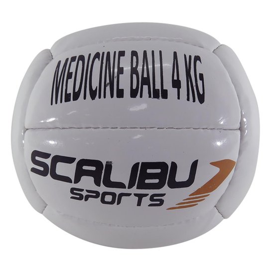 Bola De Peso Medicine Ball 4 Kg Scalibu Para Treino Funcional Netshoes
