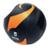 Bola de Peso Medicine Ball com Pegada 5Kg LS3007A/5 Liveup - Preto+Laranja