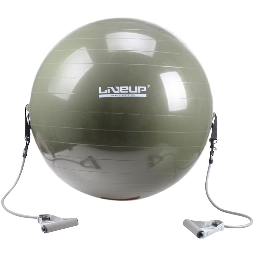 Bola de Pilates LiveUP com Extensores