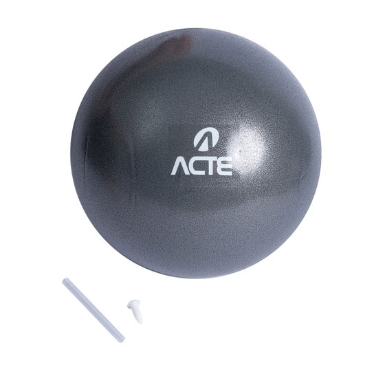 Bola de Pilates Overball Acte Sports 25 cm - Cinza