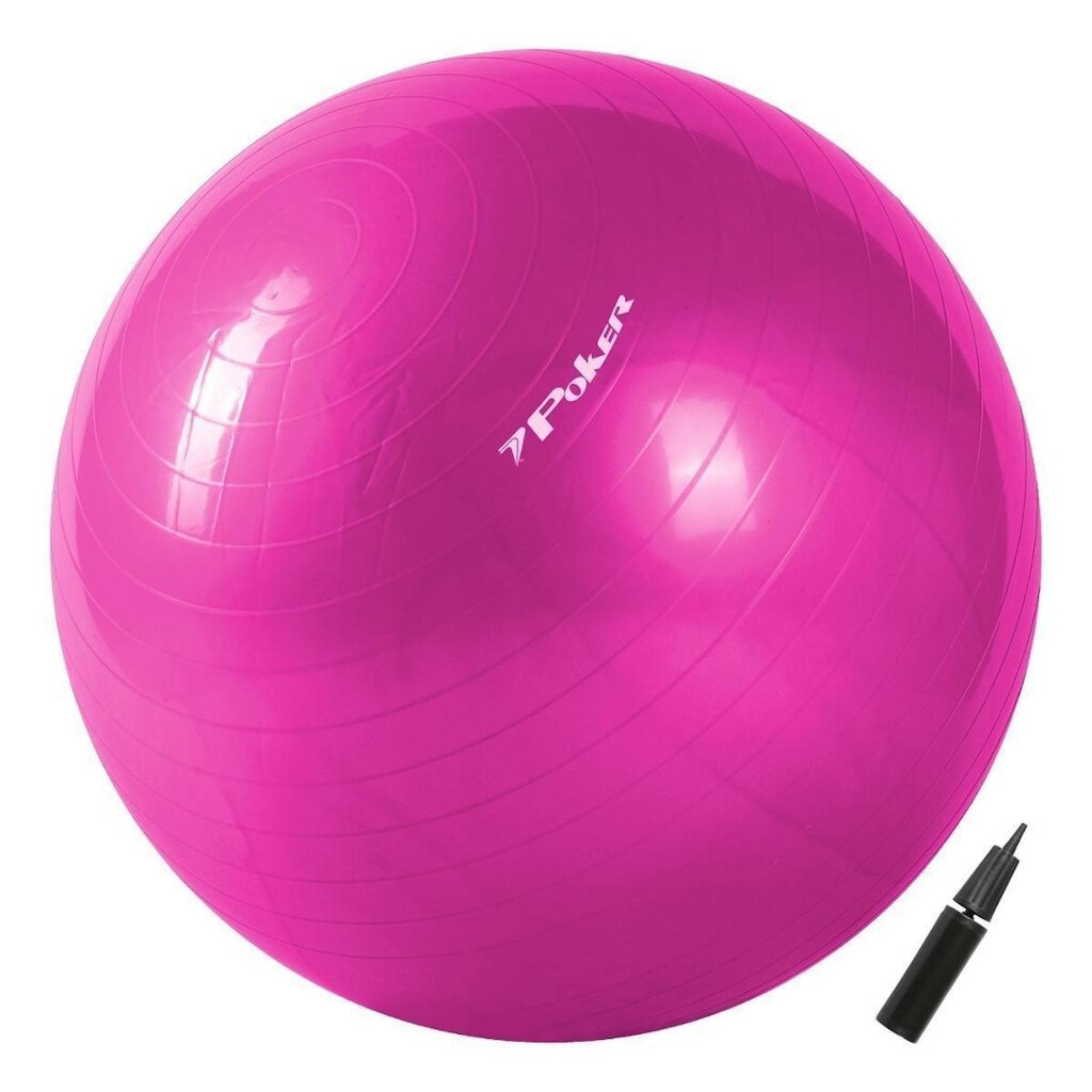 Bola de Pilates Suiça Gym Ball com Bomba de Ar  55cm