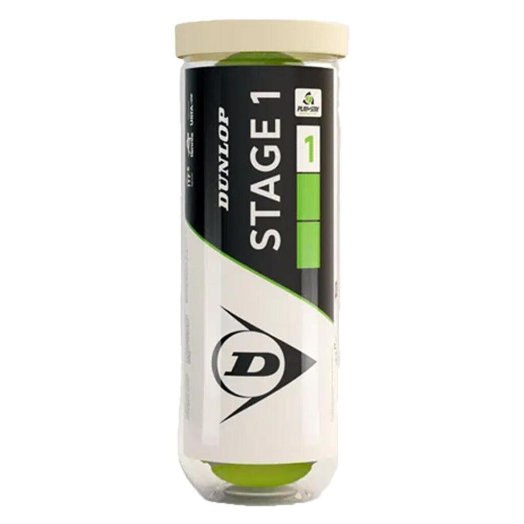 Bola de Tênis Dunlop Stage 1 Tubo Com 03 Bolas