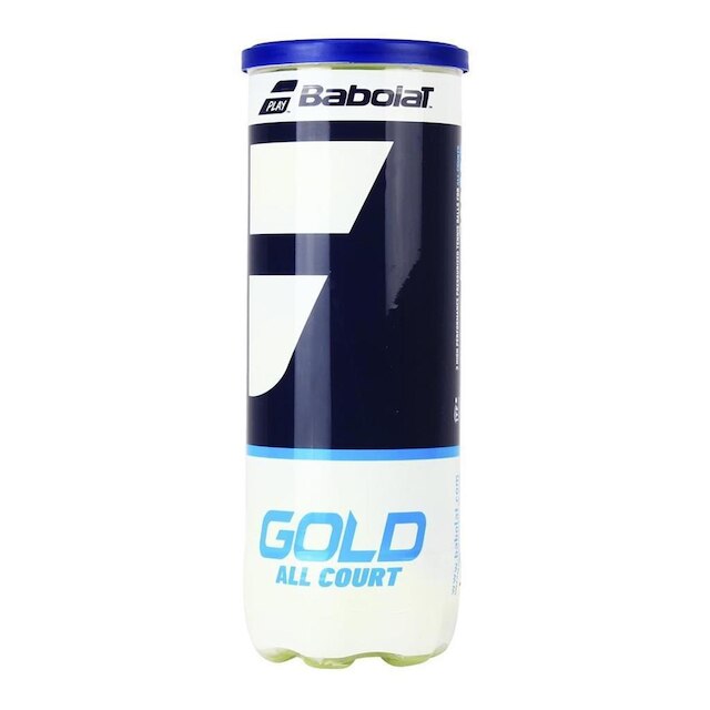 Bola de Tênis Gold all Court Babolat Amarela - 5010 - Amarelo | Netshoes