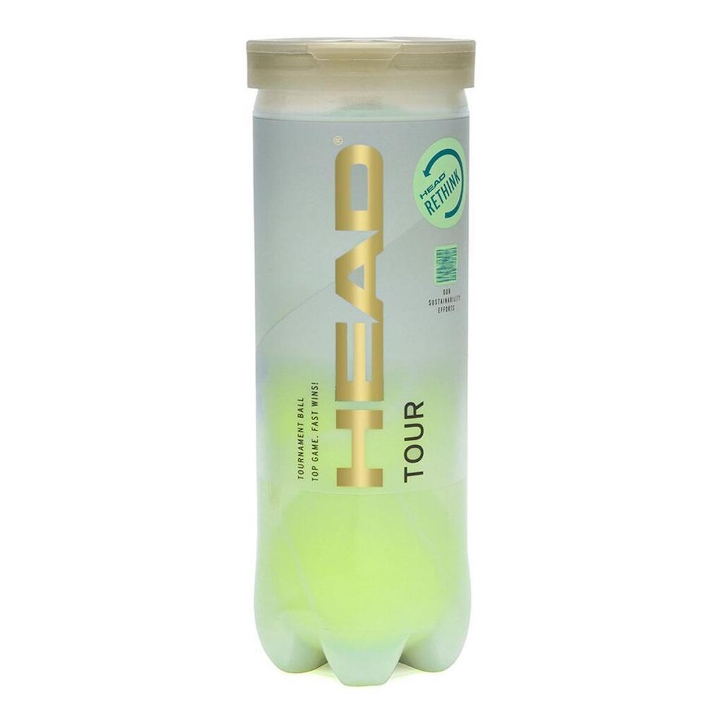 Bola de Tênis Head Tour Tubo Com 03 Bolas