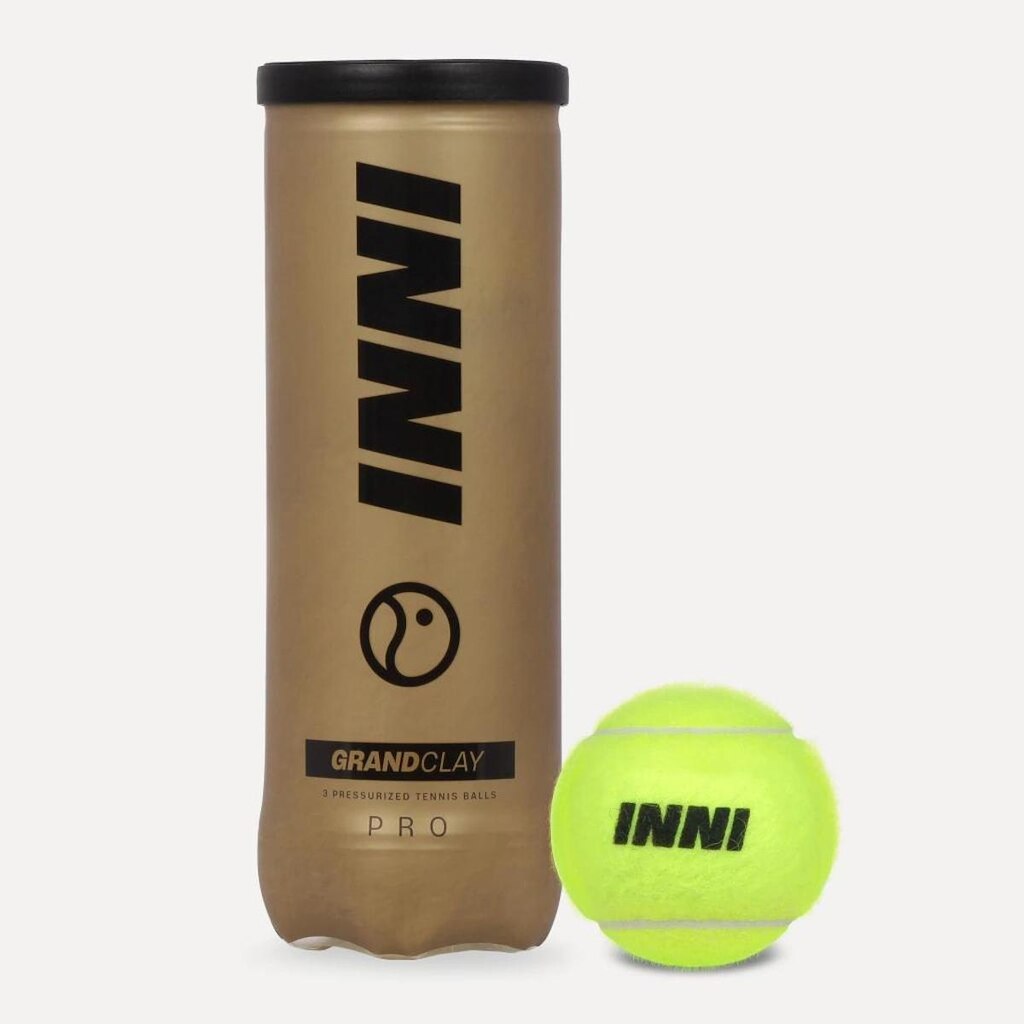Bola de Tênis Inni Grand Clay Pro - Tubo com 3 Bolas