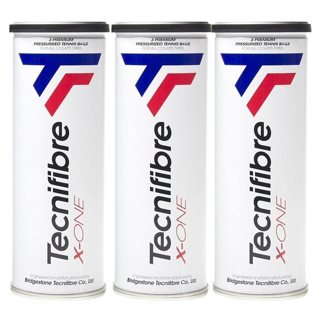 Bola de Tênis Tecnifibre X-One Pack com 03 Latas